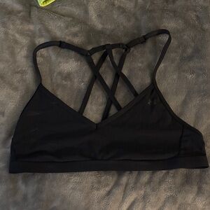Under Armour Black Crossback Sports Bra